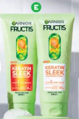 Woolworths Garnier Fructis Keratin Sleek Shampoo or Conditioner offer