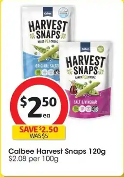 Coles Calbee Harvest Snaps offer