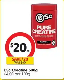 Coles BSc Creatine offer