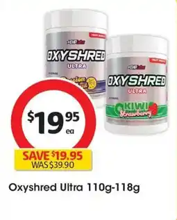 Coles Oxyshred Ultra Kiwi Strawberry 20 Serves offer