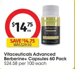 Coles Vitaceuticals Advanced Berberine offer