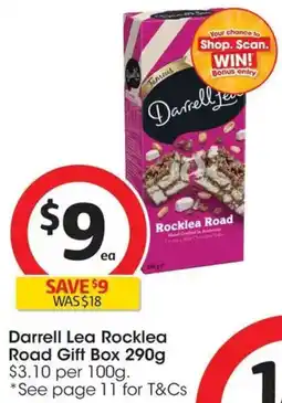 Coles Darrell Lea Rocklea Road Gift Box offer