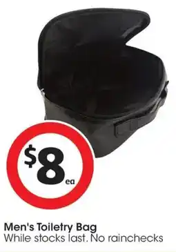 Coles Men's Toiletry Bag offer