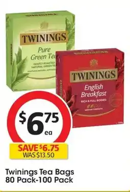 Coles Twinings English Breakfast Tea Bags offer