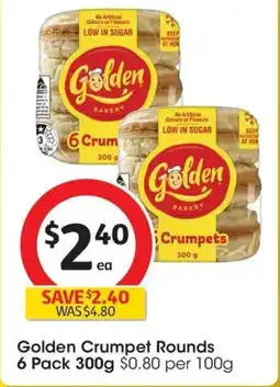 Coles Golden Crumpet Rounds offer
