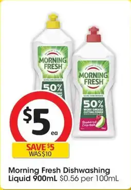 Coles Morning Fresh Dishwashing Liquid offer
