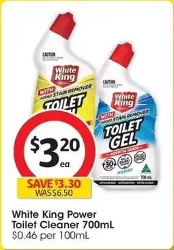 Coles White King Power Toilet Cleaner offer