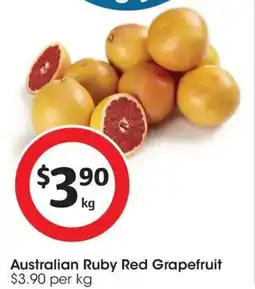 Coles Australian Ruby Red Grapefruit offer