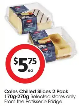 Coles Coles Vanilla Slice offer