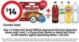 Coles Coles RSPCA Approved Whole Chicken Roast offer