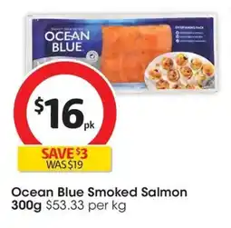 Coles Ocean Blue Smoked Salmon offer