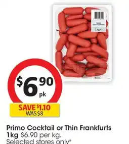 Coles Primo Frankfurt Cocktail offer