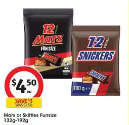 Coles Mars Chocolate Party Share Bag offer