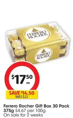 Coles Ferrero Rocher Chocolate Gift Box offer