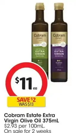 Coles Cobram Estate Extra Virgin Olive Oil Light offer