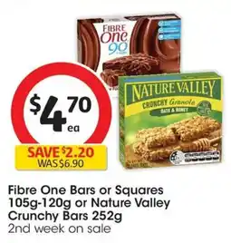 Coles Fibre One Chocolate Fudge Brownies offer