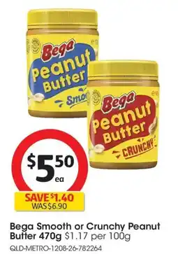 Coles Bega Peanut Butter Smooth offer