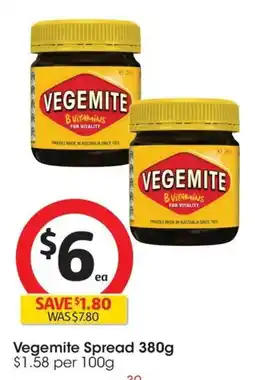 Coles Vegemite Spread offer