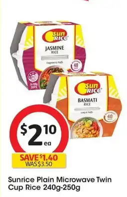 Coles Sunrice Microwave Basmati Rice Cup offer