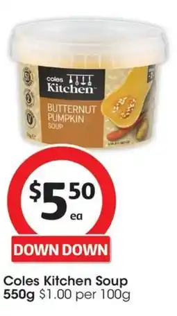 Coles Coles Kitchen Soup offer