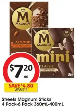 Coles Streets Magnum Sticks offer