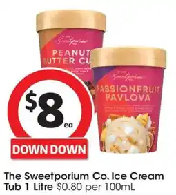 Coles The Sweetporium Co. Ice Cream Tub offer