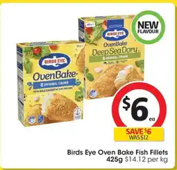 Coles Birds Eye Oven Bake Fish Fillets offer