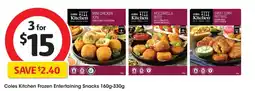 Coles Coles Kitchen Frozen Entertaining Snacks offer