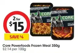 Coles Core Powerfoods Frozen Meal offer