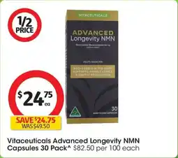 Coles Vitaceuticals Advanced Longevity NMN Capsules offer