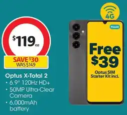 Coles Optus X-Total 2 offer