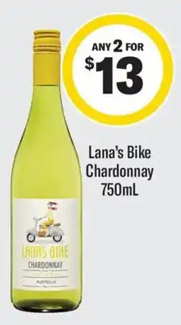Coles Lana's Bike Chardonnay offer