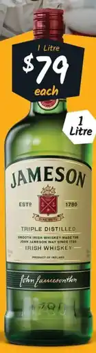 Cellarbrations Jameson Irish Whiskey offer