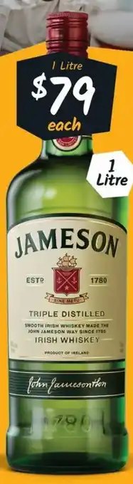 Jameson Irish Whiskey
