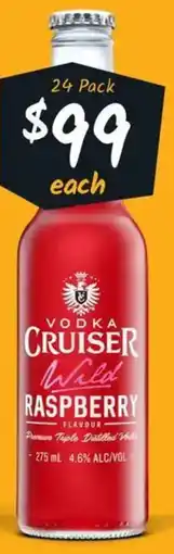 Cellarbrations Vodka Cruiser 4.6% Premix Range Bottles offer