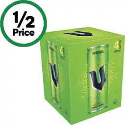 Woolworths V Energy Drink offer