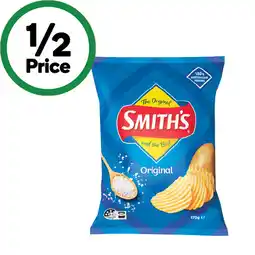 Woolworths Smith’s Crinkle Cut Potato Chips offer