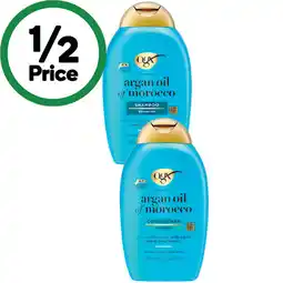 Woolworths OGX Shampoo or Conditioner 385ml offer