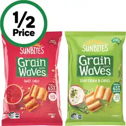 Woolworths Sunbites Grain Waves Chips offer