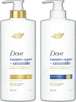 IGA Dove Shampoo or Conditioner 350mL Selected Varieties offer