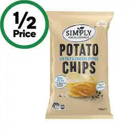 Woolworths Simply Potato Chips – From the Health Food Aisle offer