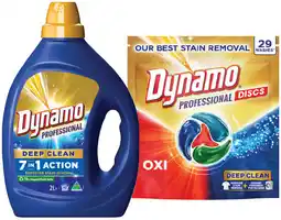 IGA Dynamo Professional Laundry Liquid 2 Litre or Capsules 29 Pack Selected Varieties offer