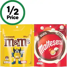 Woolworths Mars Maltesers, M&M’s or Pods 120-180g offer