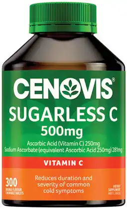 IGA Cenovis Sugarless C 500mg Vitamin C Tablets offer