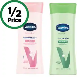 Woolworths Vaseline Intensive Care Body Lotion offer