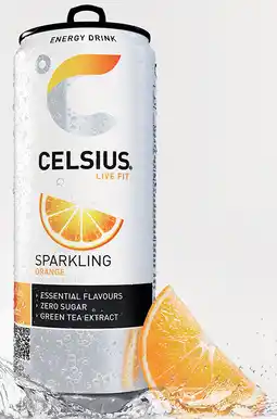 IGA NEW Celsius Orange Sparkling Energy Drink offer