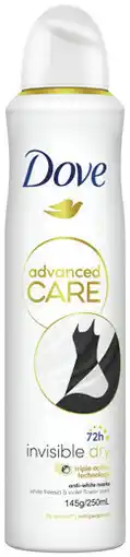 IGA Dove Advanced Care 72hr Antiperspirant Deodorant Selected Varieties offer