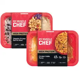 Woolworths My Muscle Chef Ready Meals – Excludes Pro & Nutrient Rich – From the Fridge offer