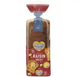 Woolworths Mighty Soft Raisin Toast offer