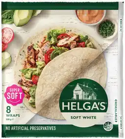 IGA Helga’s Wraps 5‑8 Pack Selected Varieties offer